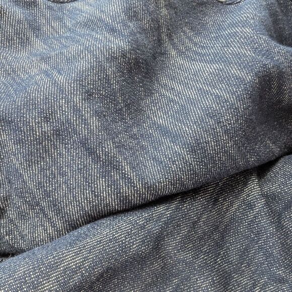 HOPE STHLM Stockholm 💯 Cotton Made In Italy Oversized Denim Blazer Jacket  S - Picture 10 of 16